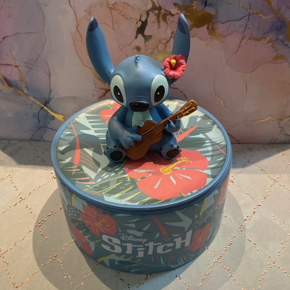 RARE Stitch jewelry holder with jar (big size) - Picture 2 of 11